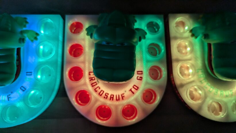 Display-Upgrade für eine Animatronic auf der Werkbank